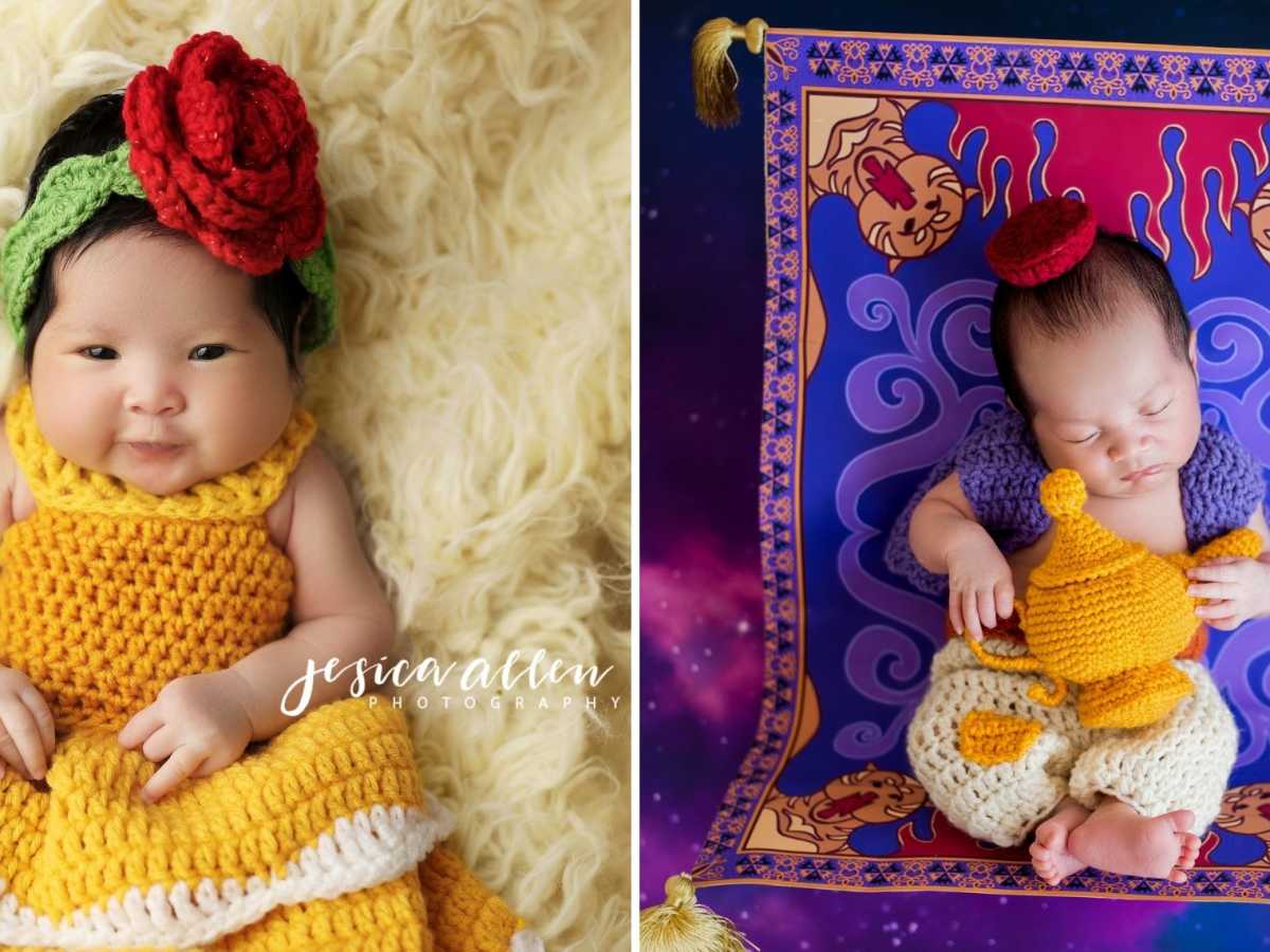 Mom Crochets Tiny Outfits To Dress Newborns as Disney Characters & It's  Cuteness Overload