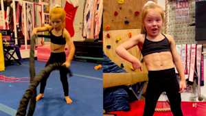 7 Year Old Gymnast Pageant Girl Has The Most Insane Six Pack Abs 7-year-old-gymnast-pageant-girl-has-the-most-insane-six-pack-abs
