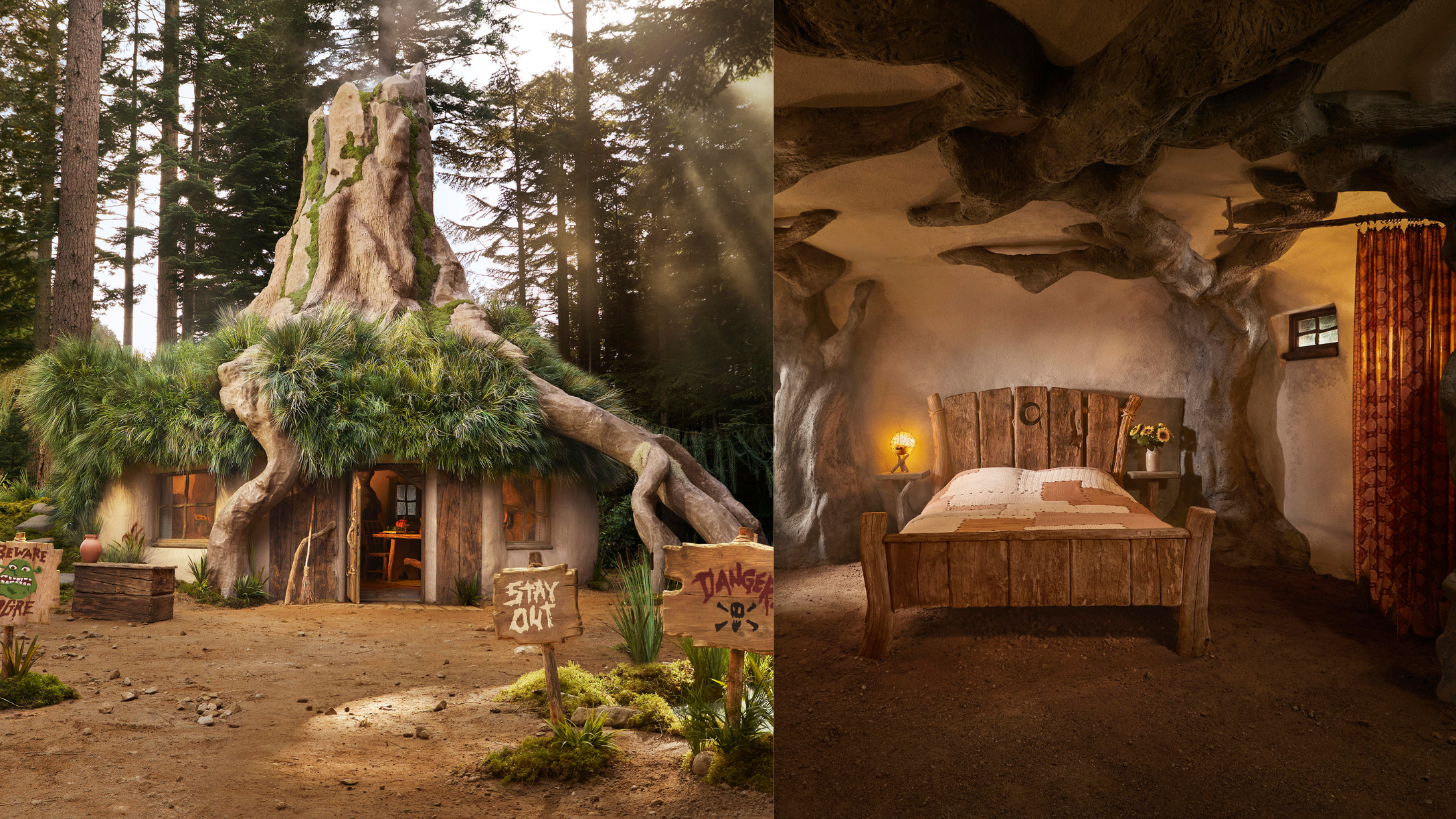 Spend the night in Shrek's Swamp, now on Airbnb