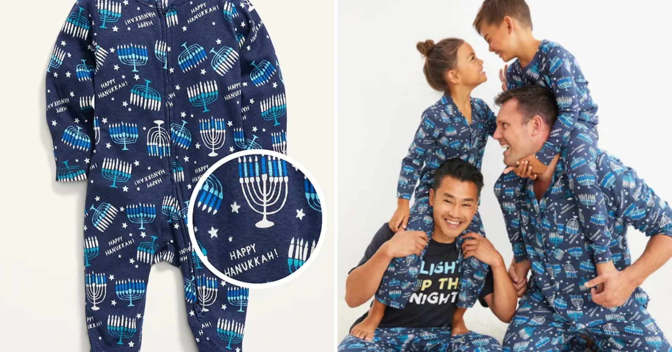 Matching Hanukkah PJs (7)