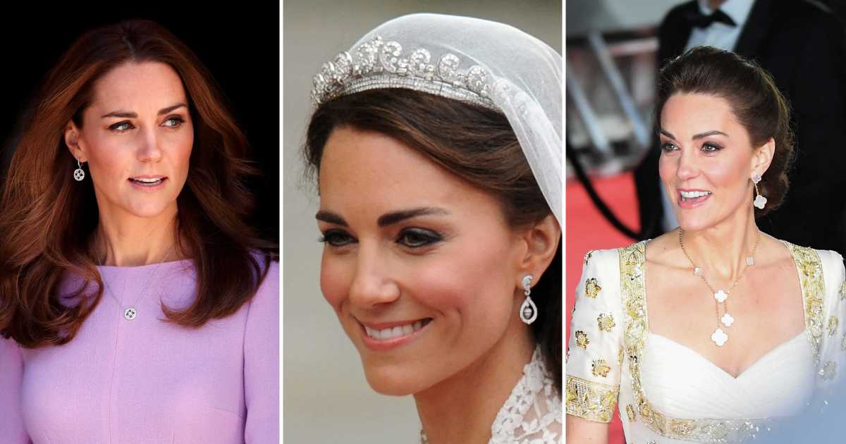 Kate Middleton's Van Cleef & Arpells Magic Alhambra earrings in Mother of  Pearl