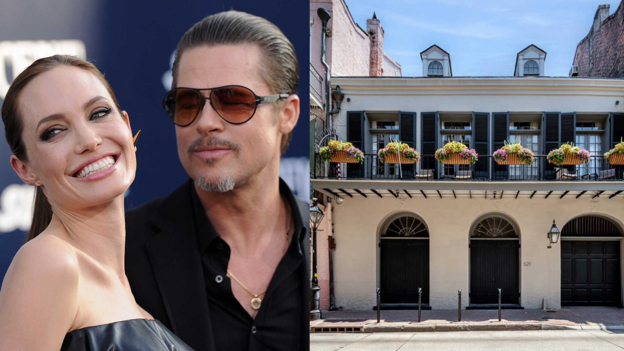 Brad Pitt and Angelina Jolie's former New Orleans mansion