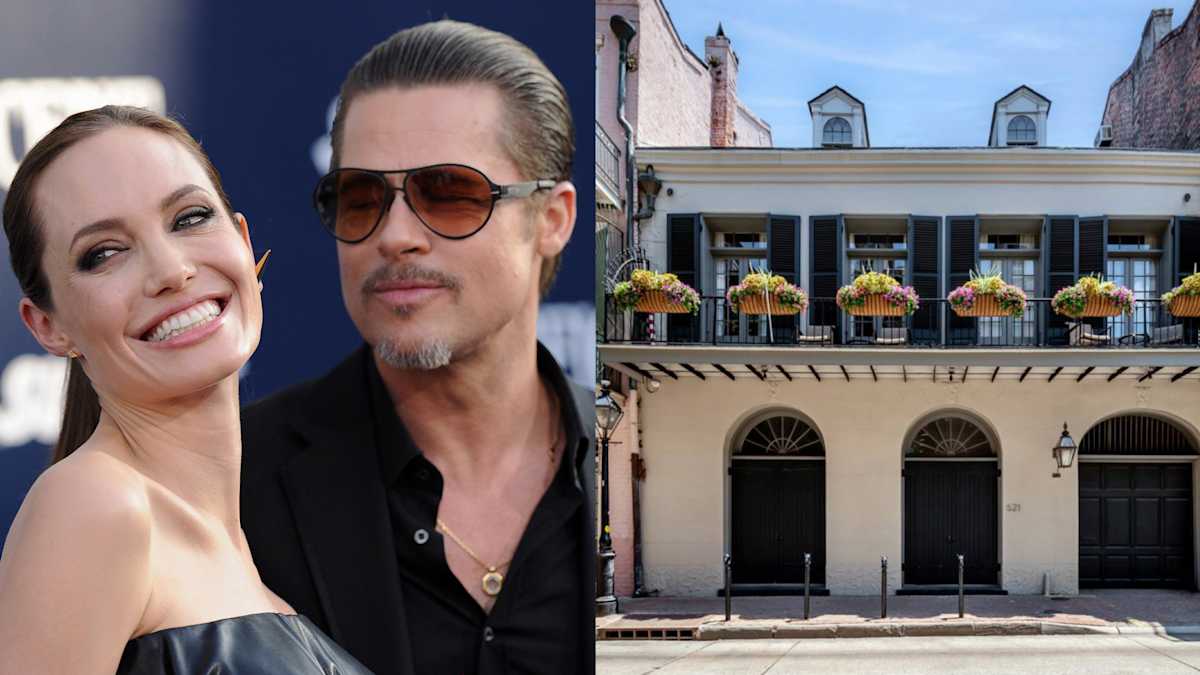 Brad Pitt and Angelina Jolie's former New Orleans mansion