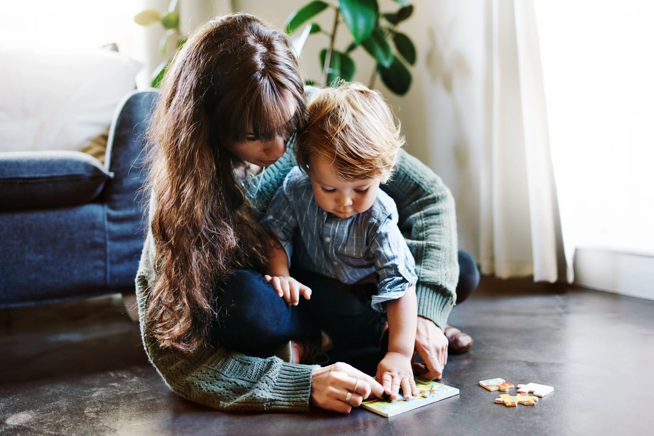 puzzle with baby