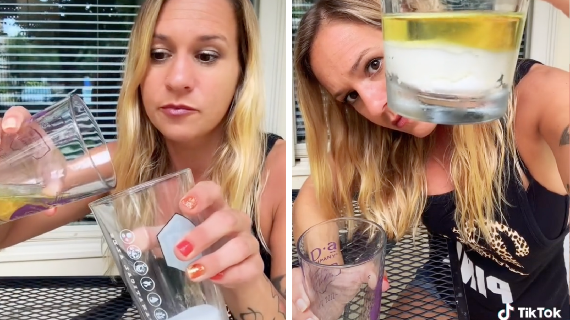 wife drinks her own piss