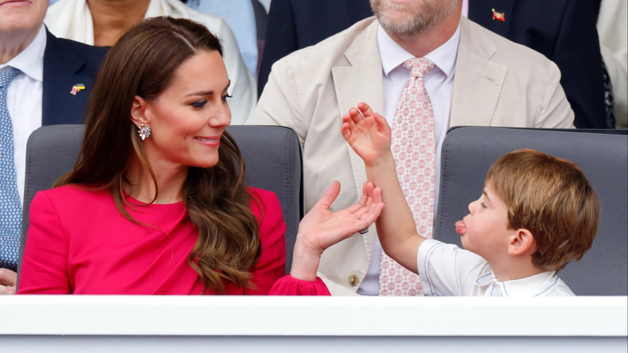 kate middleton prince louis trooping colour 2022