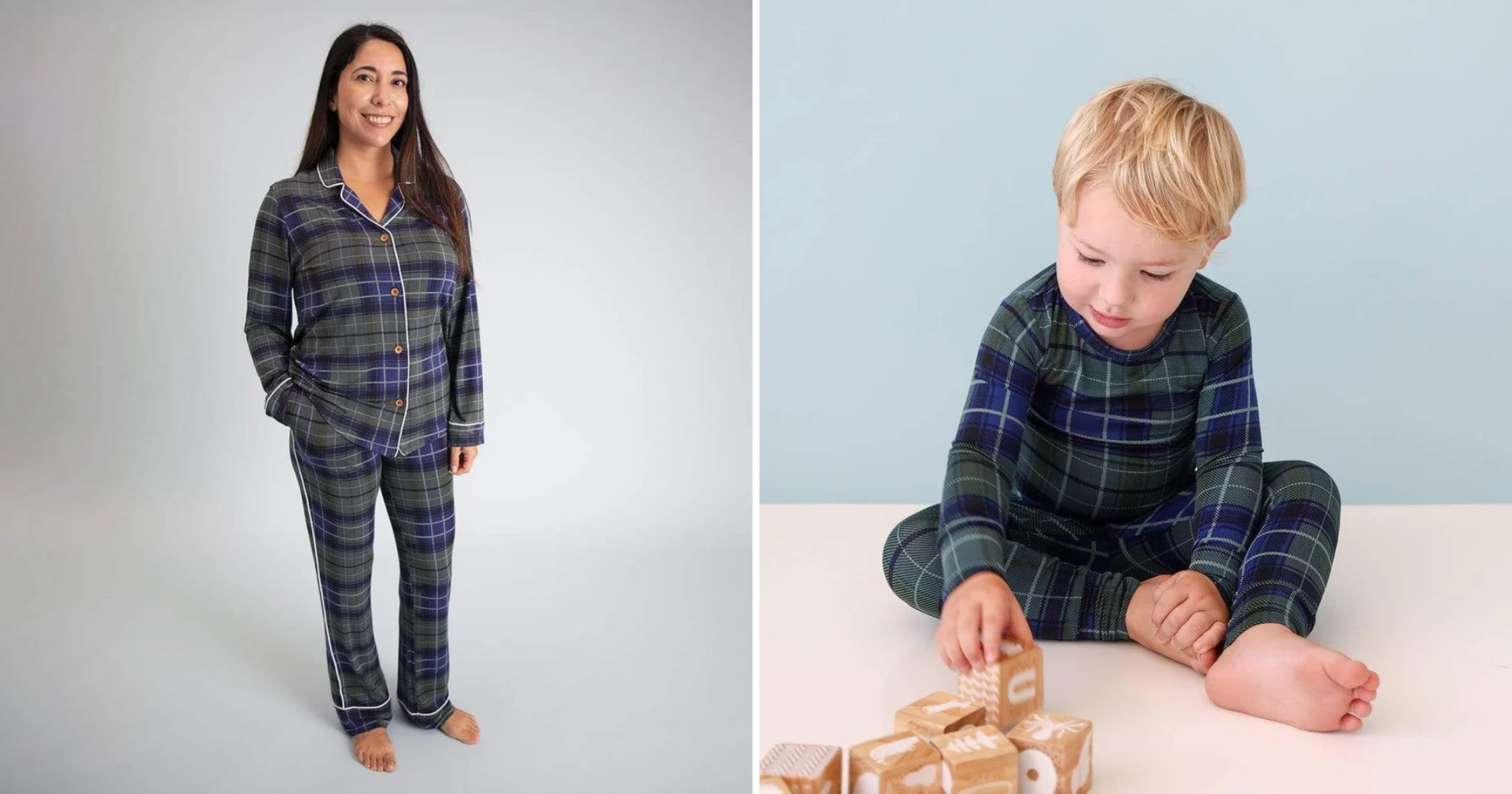 Matching Hanukkah PJs Posh Peanut