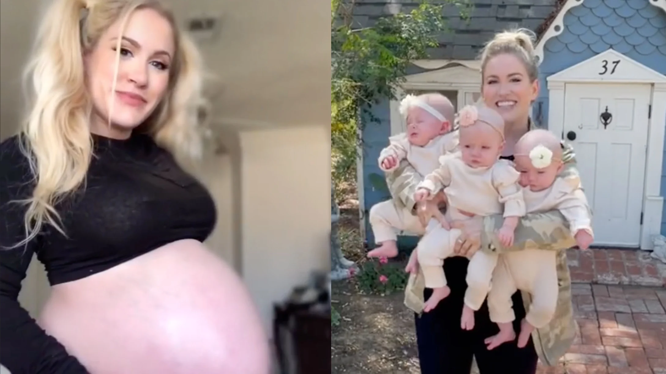 Mom Made a Video Comparing Pregnancies With Twins and One Baby