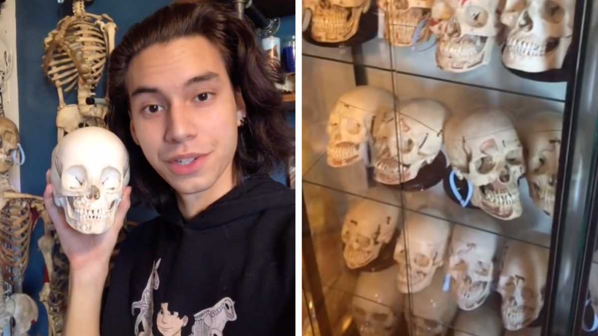 This TikToker has gone viral for selling human bones - PopBuzz