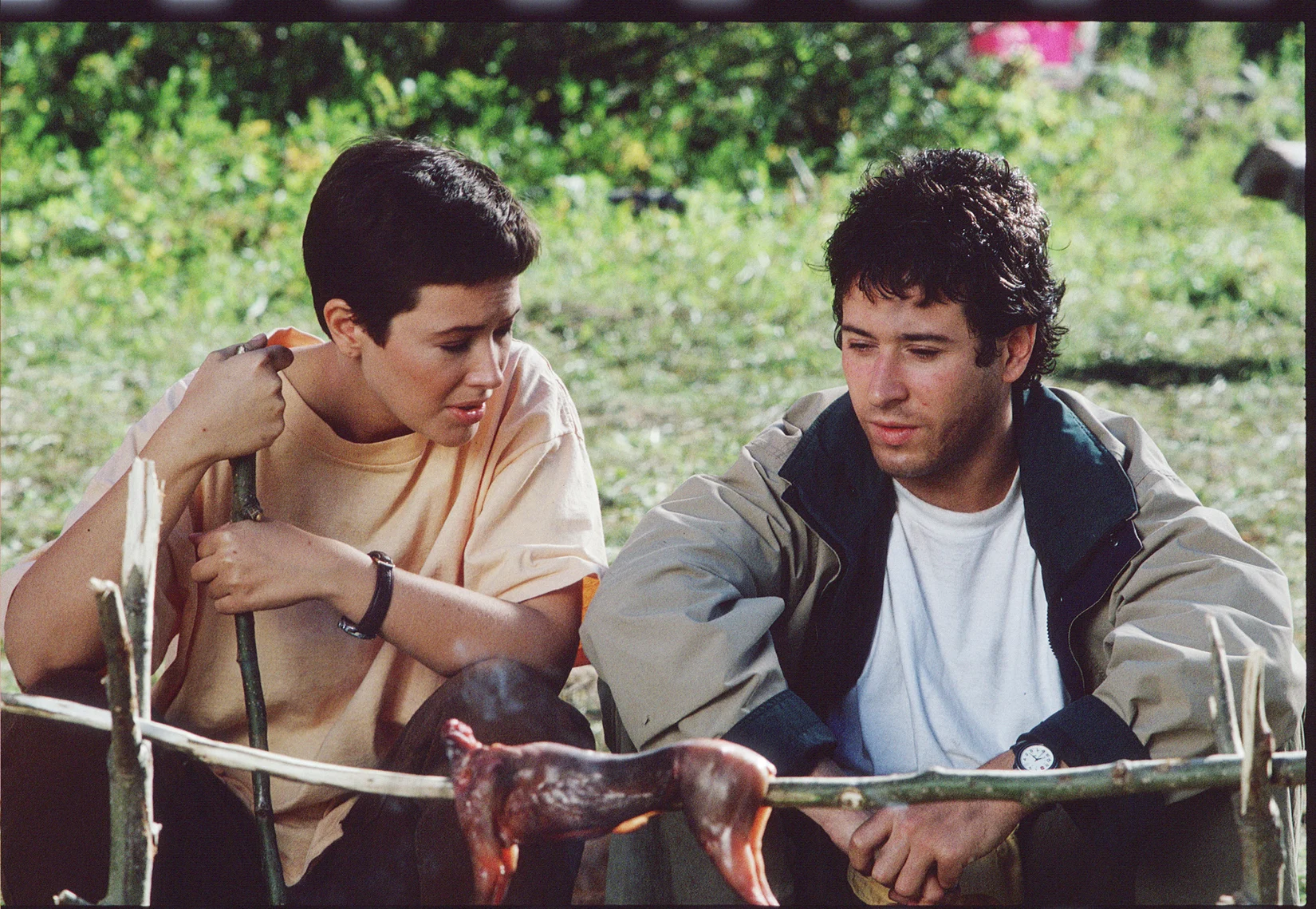 Rob Morrow and Janine Turner in Northern Exposure (1990)