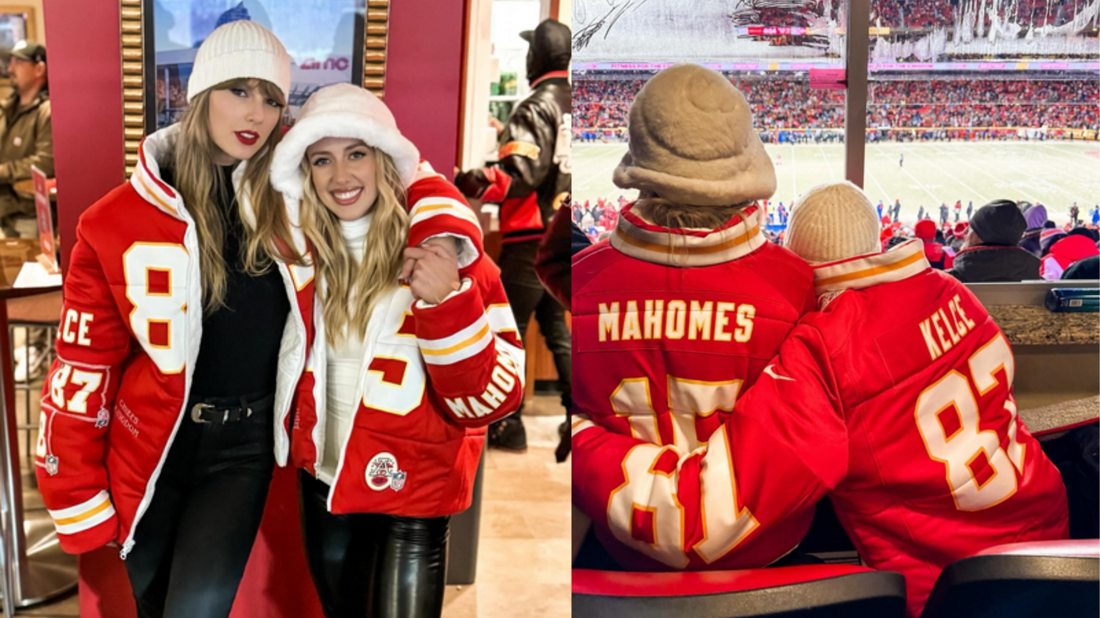 Brittany Mahomes Posts Adorable New 'Twinning' Pics With Taylor Swift ...