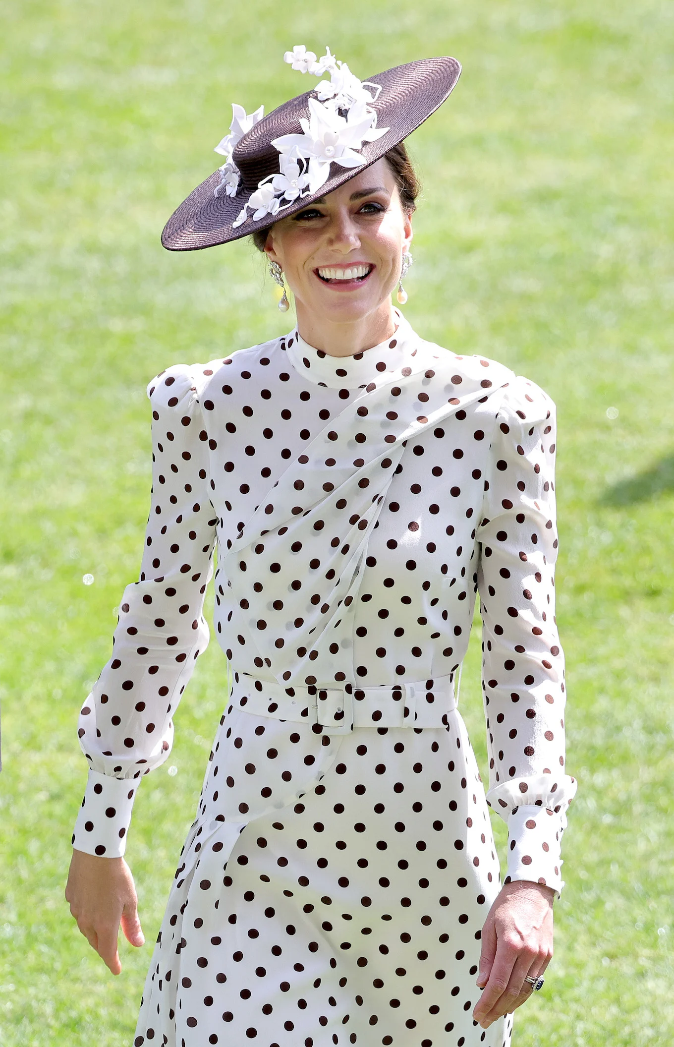 Kate Middleton polka dot royal ascot