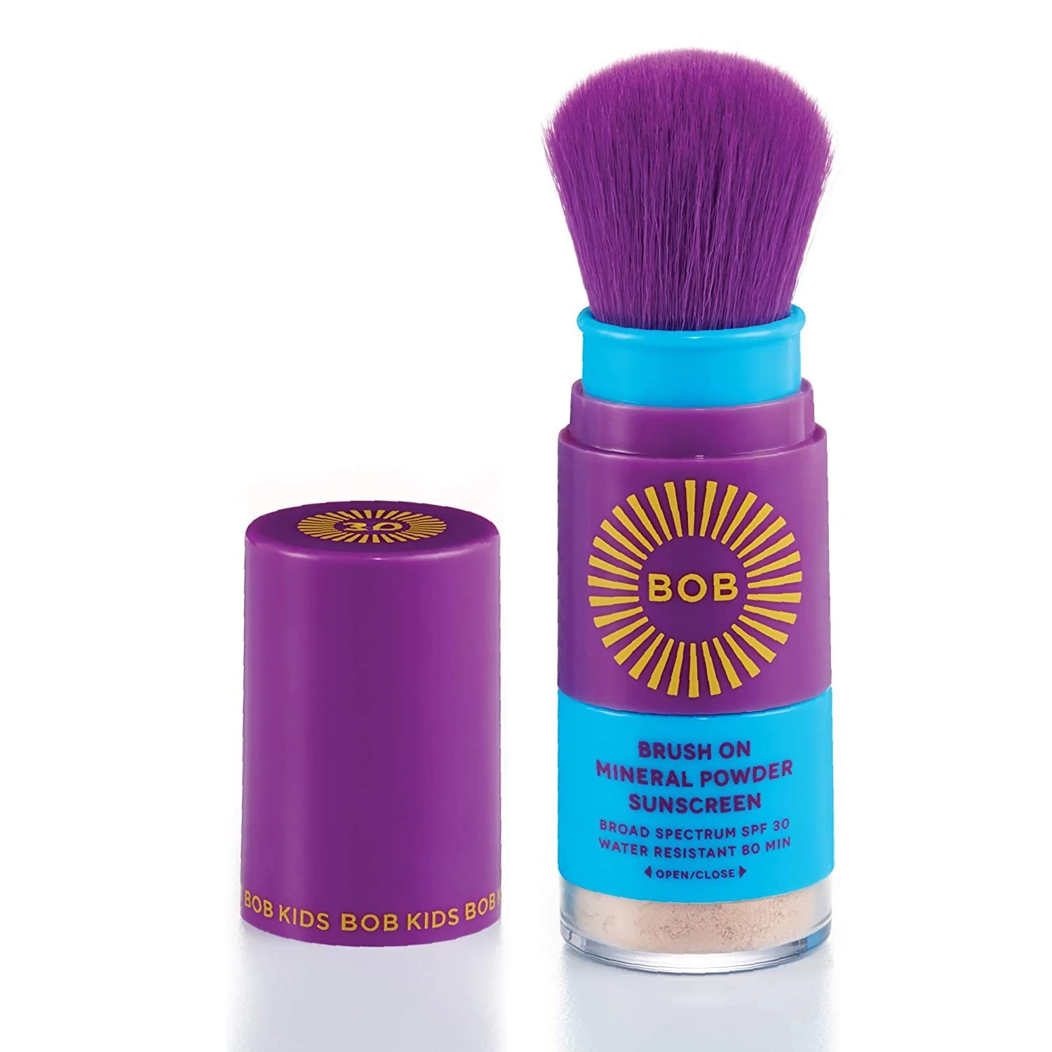 Brush-on sunscreen