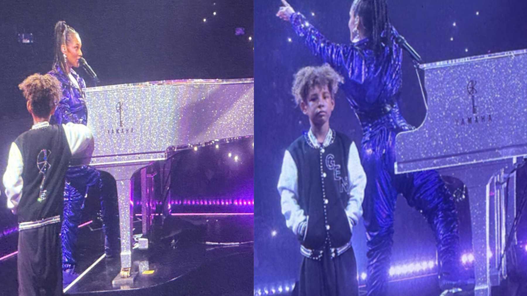 Alicia Keys' Son Genesis Stepped in for Security at His Mom's Recent