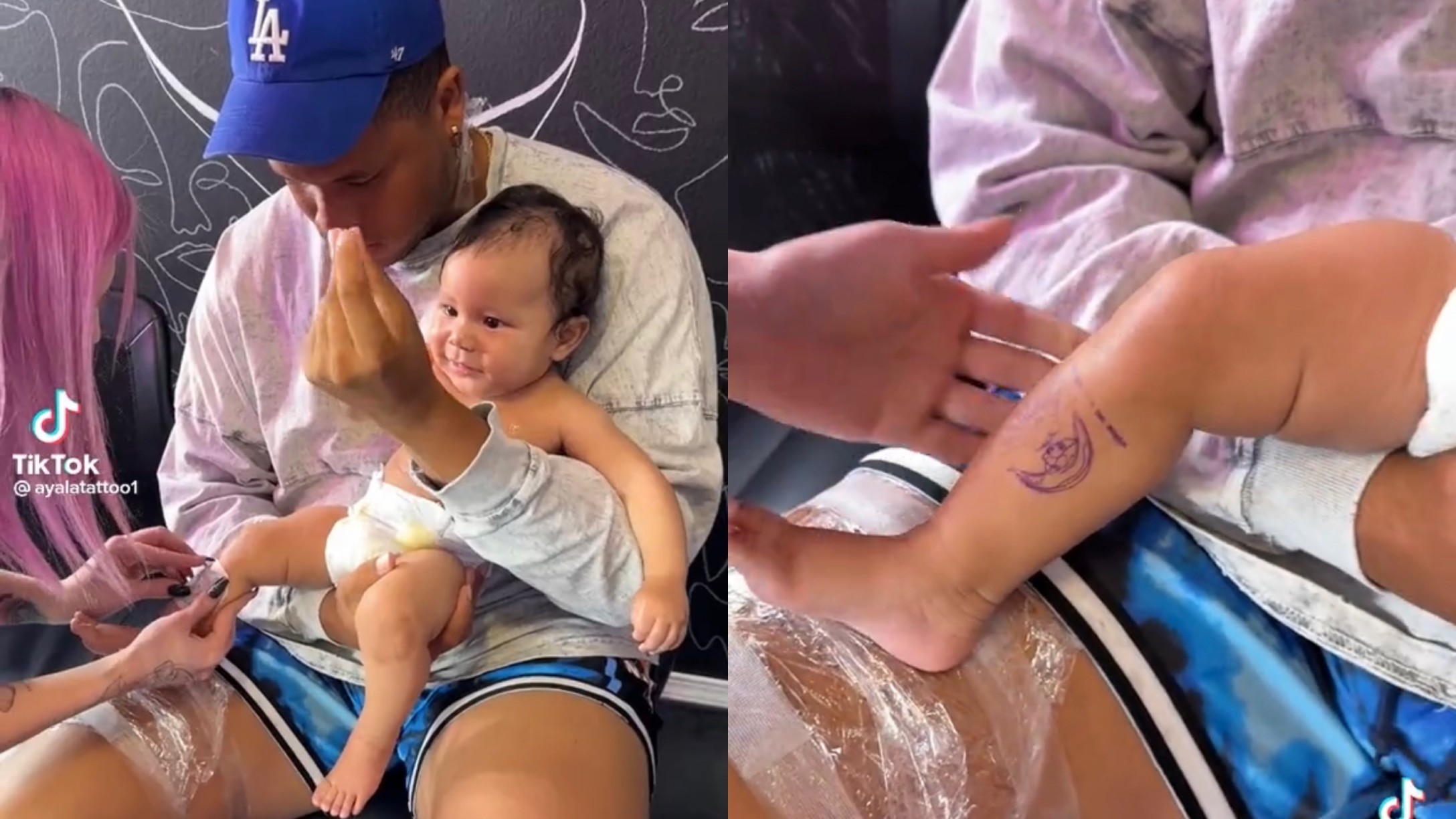 Controversy over 4-year-old giving her dad a tattoo
