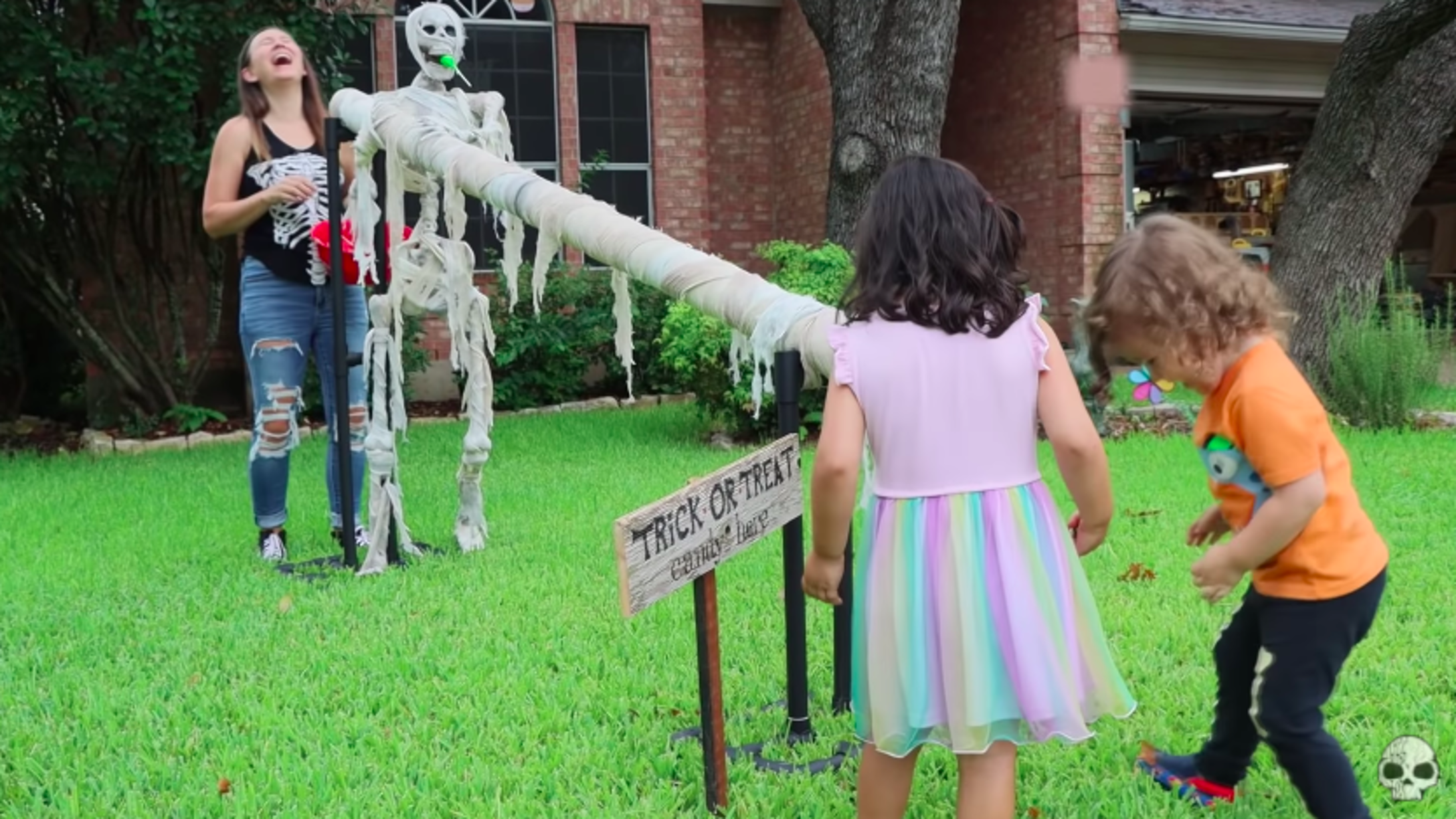 Parents Create a �Candy Slide� for Safe TrickorTreating Just in Time