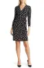 heart print long-sleeve wrap dress-placeholder