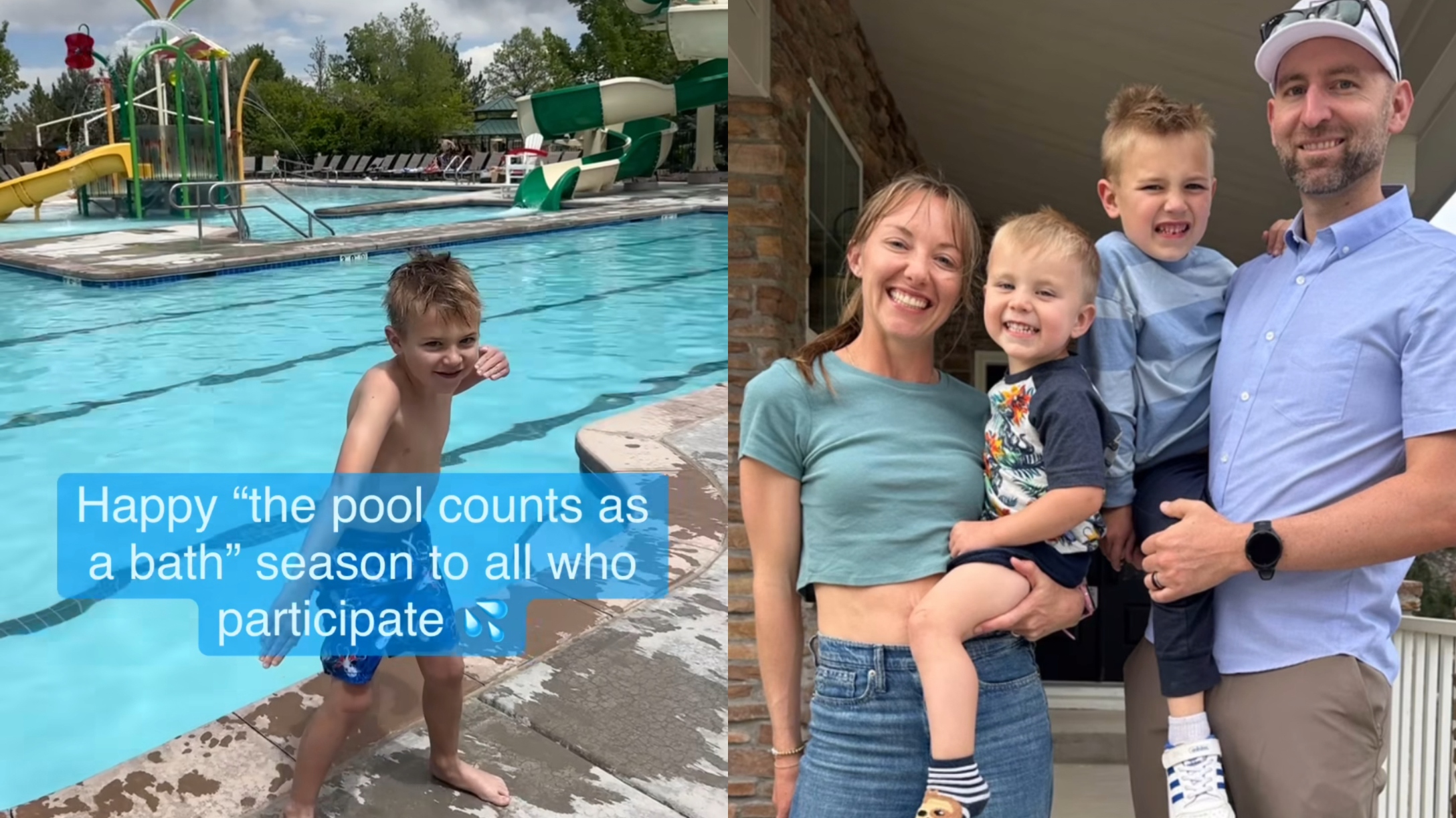 'The Pool Counts As A Bath' — Mom Sparks Heated Debate | CafeMom.com