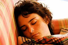 sleeping woman