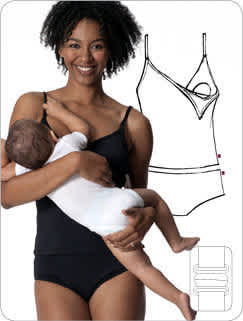 Nursing Bodysuit breastfeeding Bodysuit 