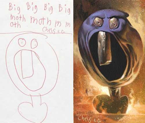 photo Scary Monsters Drawings For Kids those scary monster drawings could mean