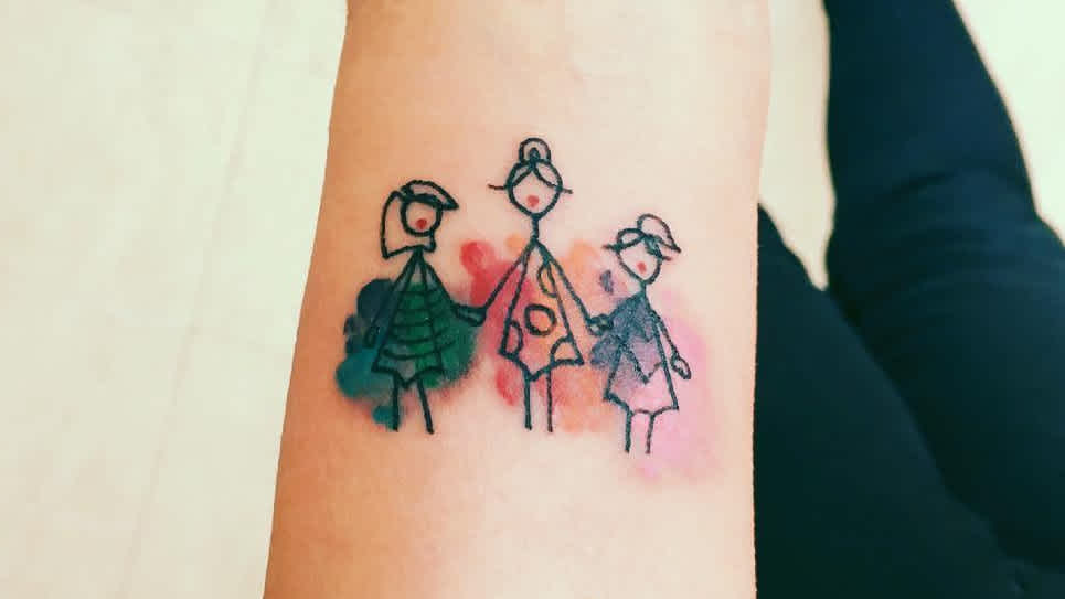 40 Meaningful Tattoos Parents Got to Honor Their Kids