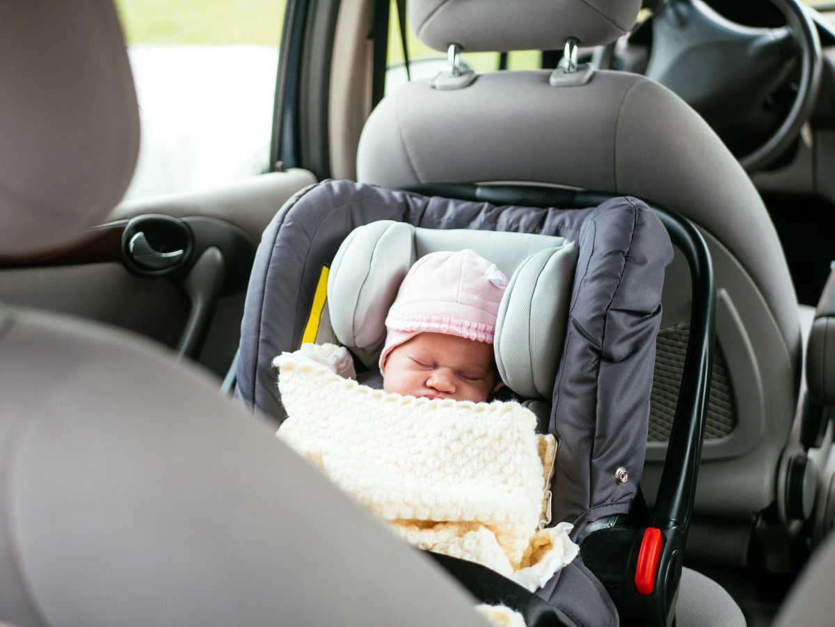 newborn road trip car seat