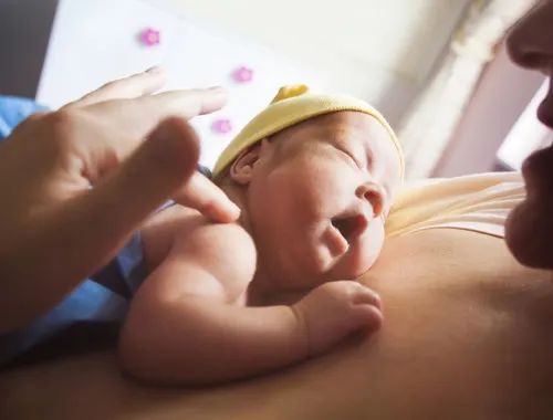 nursing baby
