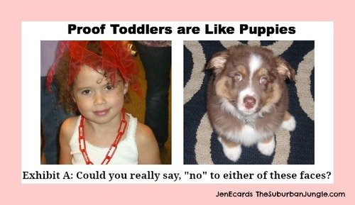 Dogs are sales like toddlers