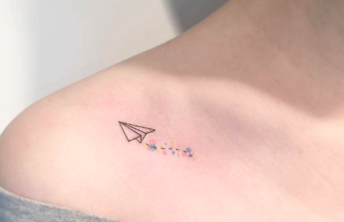 Airplane Tattoo  Etsy UK