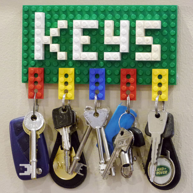 Lego best sale keychain holder