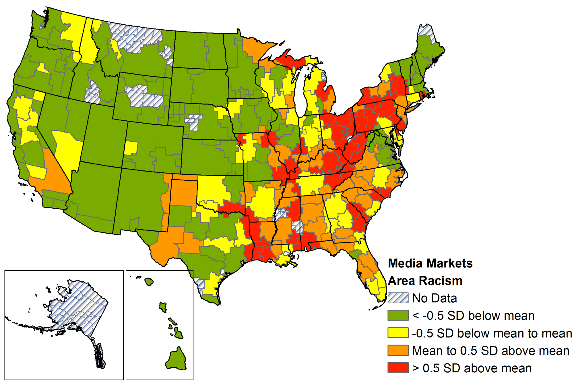 How Racist Is Your State? This Map Will Tell You (GRAPHIC)