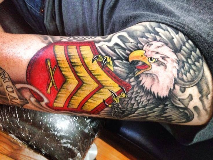 US Army eagle by Scotty Parker TattooNOW