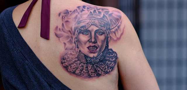 My girlfriend and I got matching Edward Gorey tattoos Done by Jeana Jane  at Traditional Tattoo in San Luis Obispo CA  rtattoos