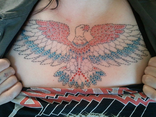 Tattoo uploaded by Ross Howerton  An old school bald eagle and American flag  tattoo by Dan Santoro IGdansantoro AmericanFlag baldeagle  DanSantoro patriotic traditional  Tattoodo