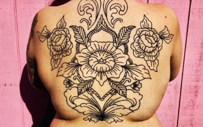 full back tattoo designs