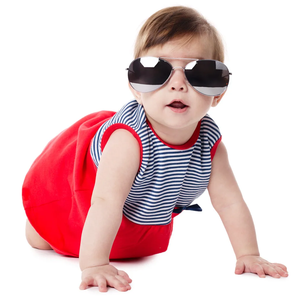 cute baby with sunglasses