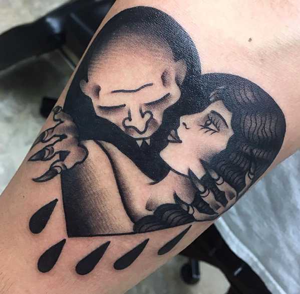 20 Horror Movie Tattoos That Are Scary Cool 