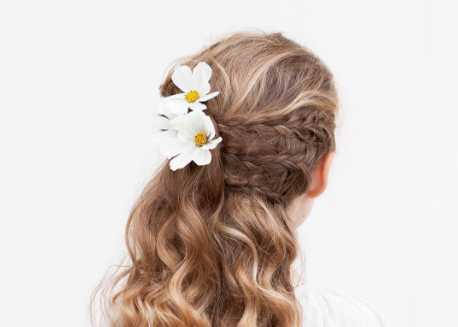 16 Gorgeous Flower Braid Styles for Moms & Daughters 