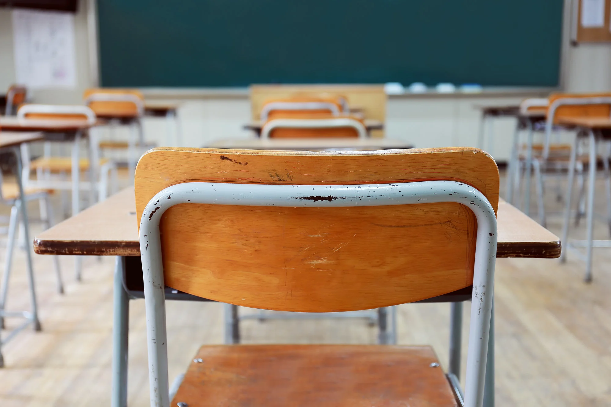 empty classroom