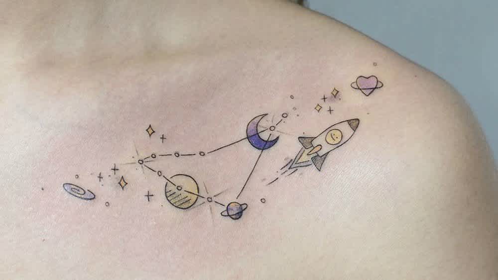 astronomy tattoos ideas