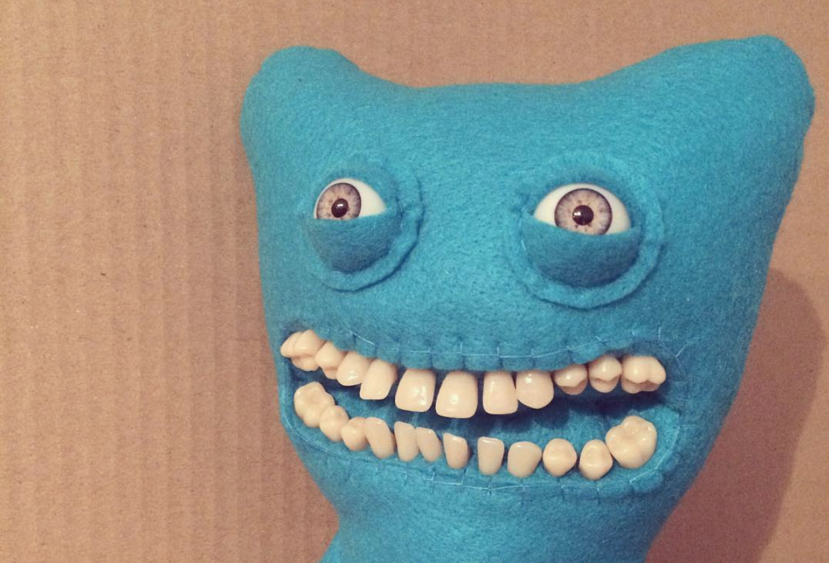 creepy stuffed animals with teeth