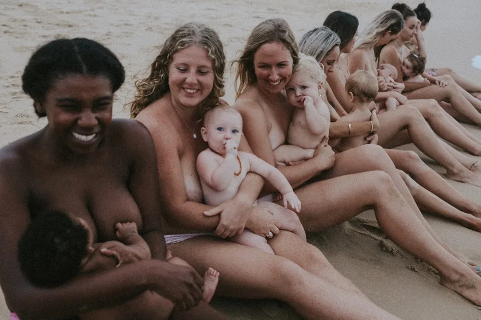 Breastfeeding moms photo shoot