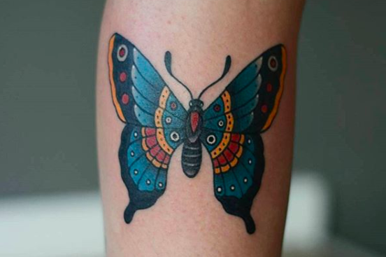Vibrant and Shamelessly Girly Traditional Dagger Tattoos by Sarah K   Tattoodo