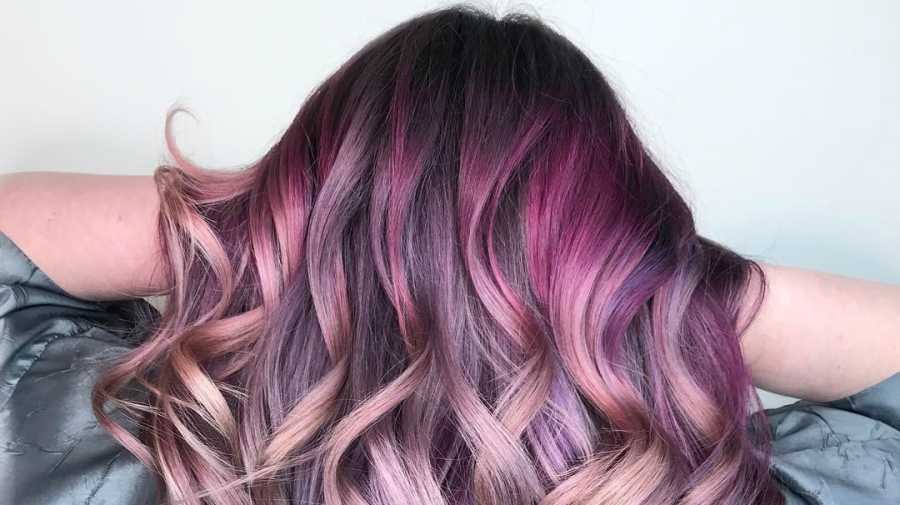 purple ombre hair color combinations