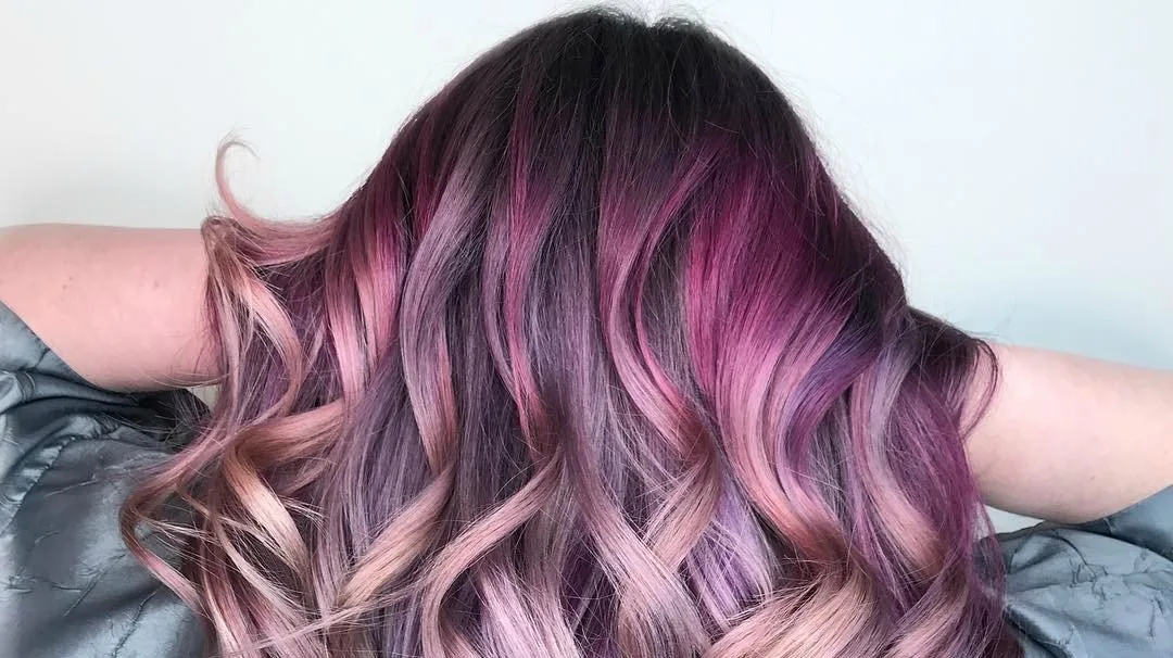 purple spring hair color idea
