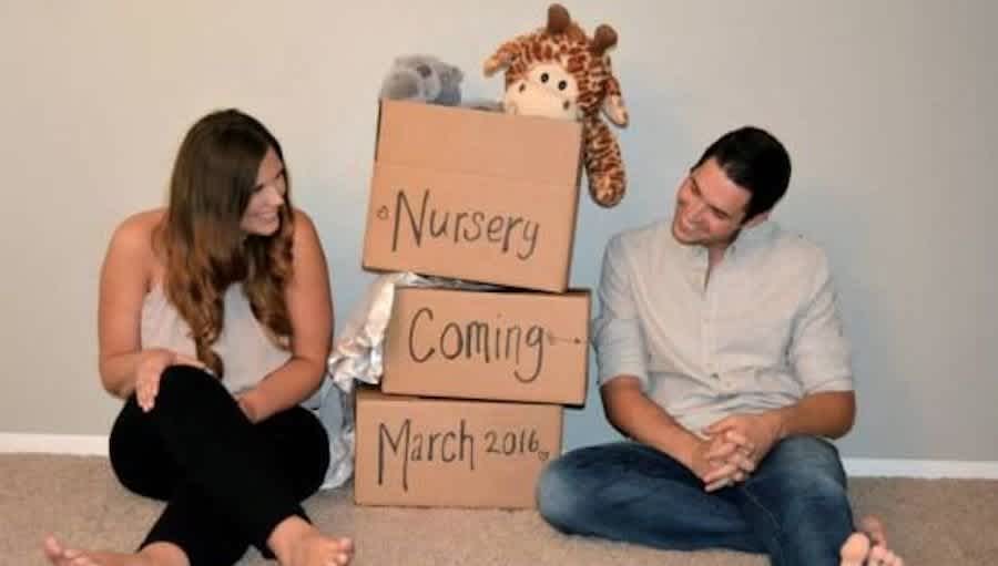 And Then There Were 4  Baby Announcement for Second Child - Ritzy