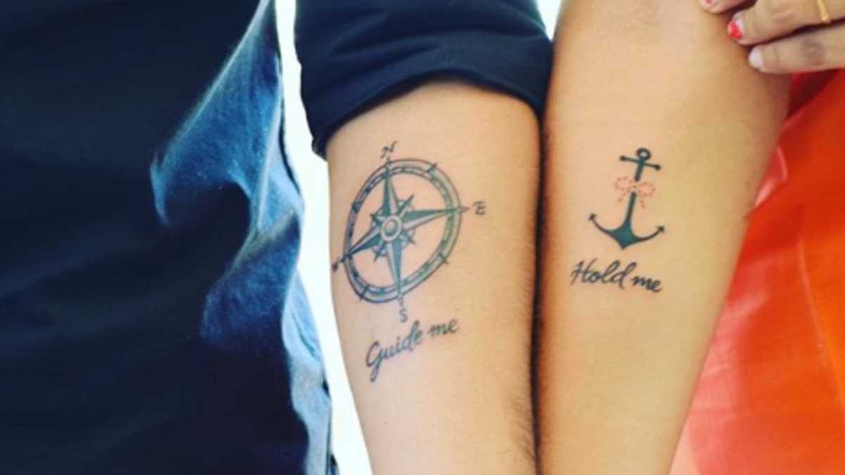 20 Small but Creative Couple Tattoos 