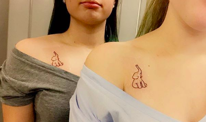 25 Fascinating Matching Sister Tattoos Timeless  Bridal Shower 101