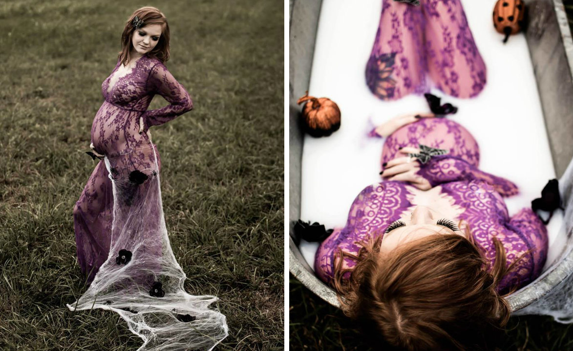 Halloween Maternity Shoot Makes Pregnancy Look Scary Good